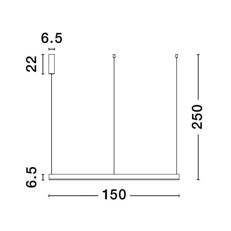 Pakabinamas šviestuvas MOTIF 9530204 dimeriuojamas